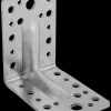 DXstrong Vinkelbeslag med rib 90 x 90 x 65 mm