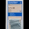 Dykker firkantet 1,7 x 40 mm 75-pak