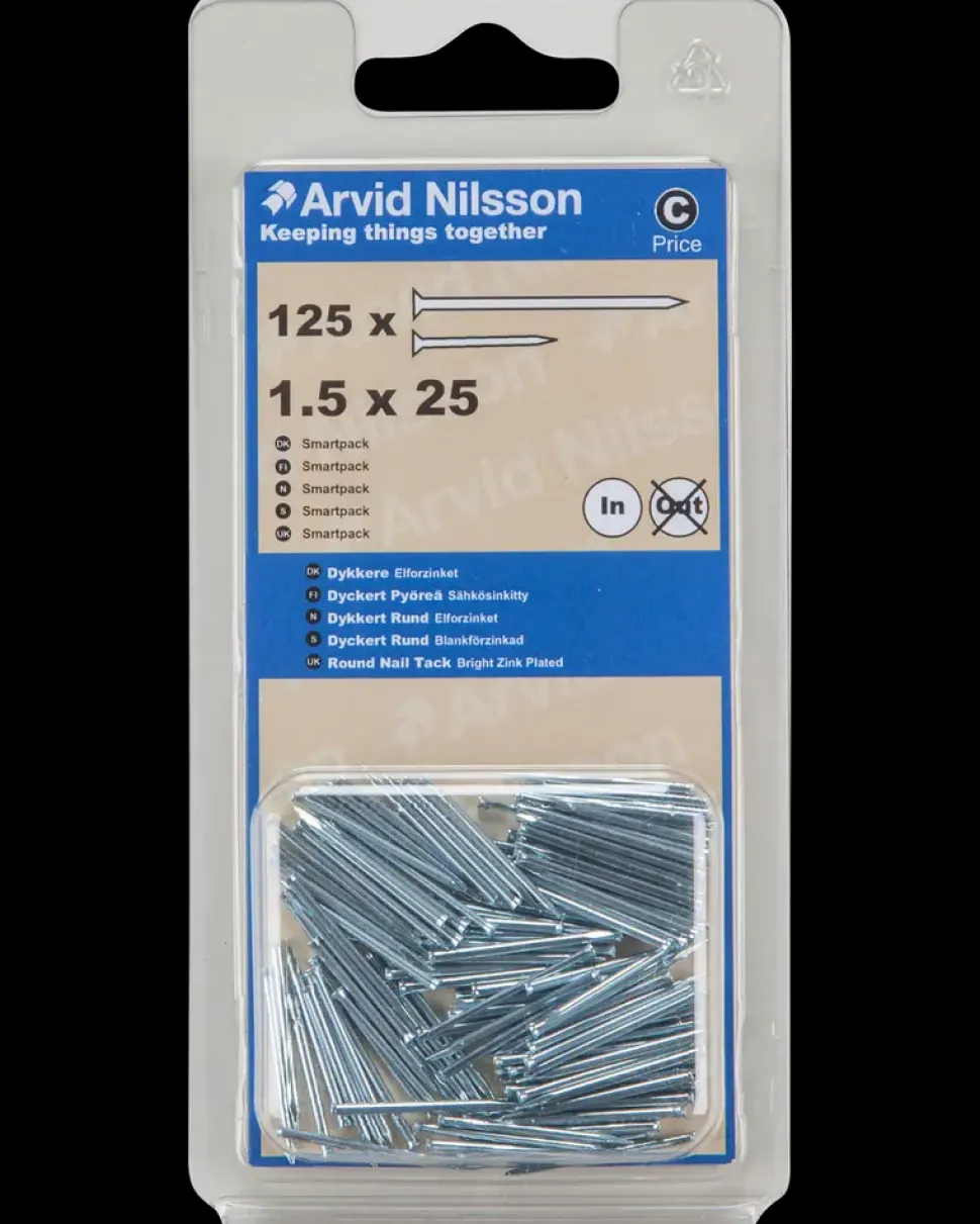Dykker rund 1,5 x 25 mm 125-pak