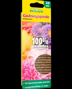 ECOstyle Gødningspinde blomster 30-pak