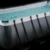 EXIT TOYS Pool 540x250x122cm med pumpe og skærm - Sort