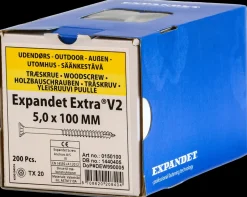 EXPANDET Spånskrue 5 x 100 mm TX20 200 stk.