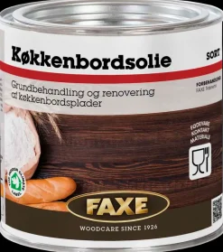 FAXE Køkkenbordsolie - Sort