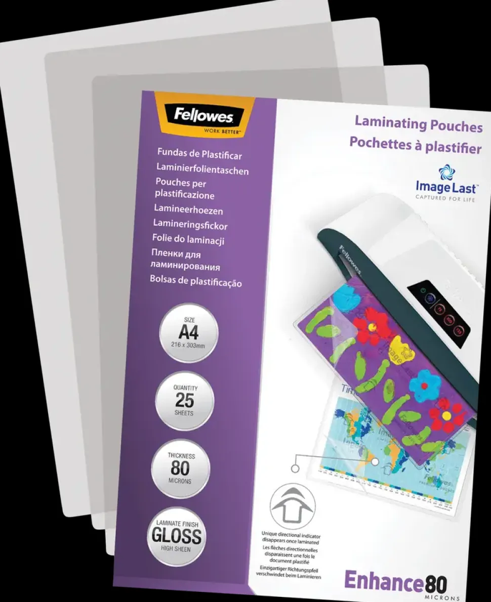 Fellowes Lamineringslomme A4 25-pak