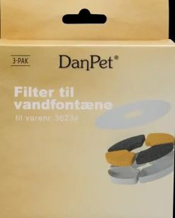 Filter til vandfontæne 3-pak