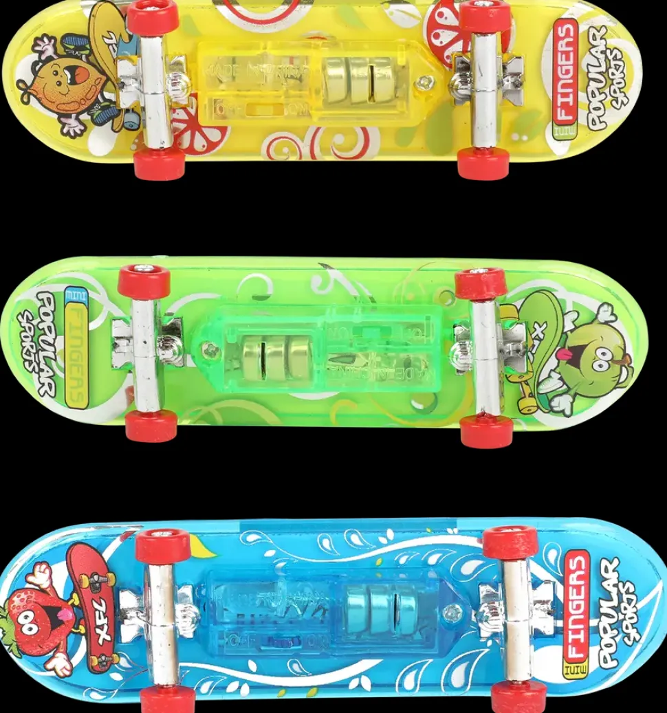 Fingerskateboard med lys