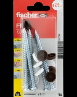 Fischer Karmskrue MH 7,5 x 92 mm FFSZ 6 stk.
