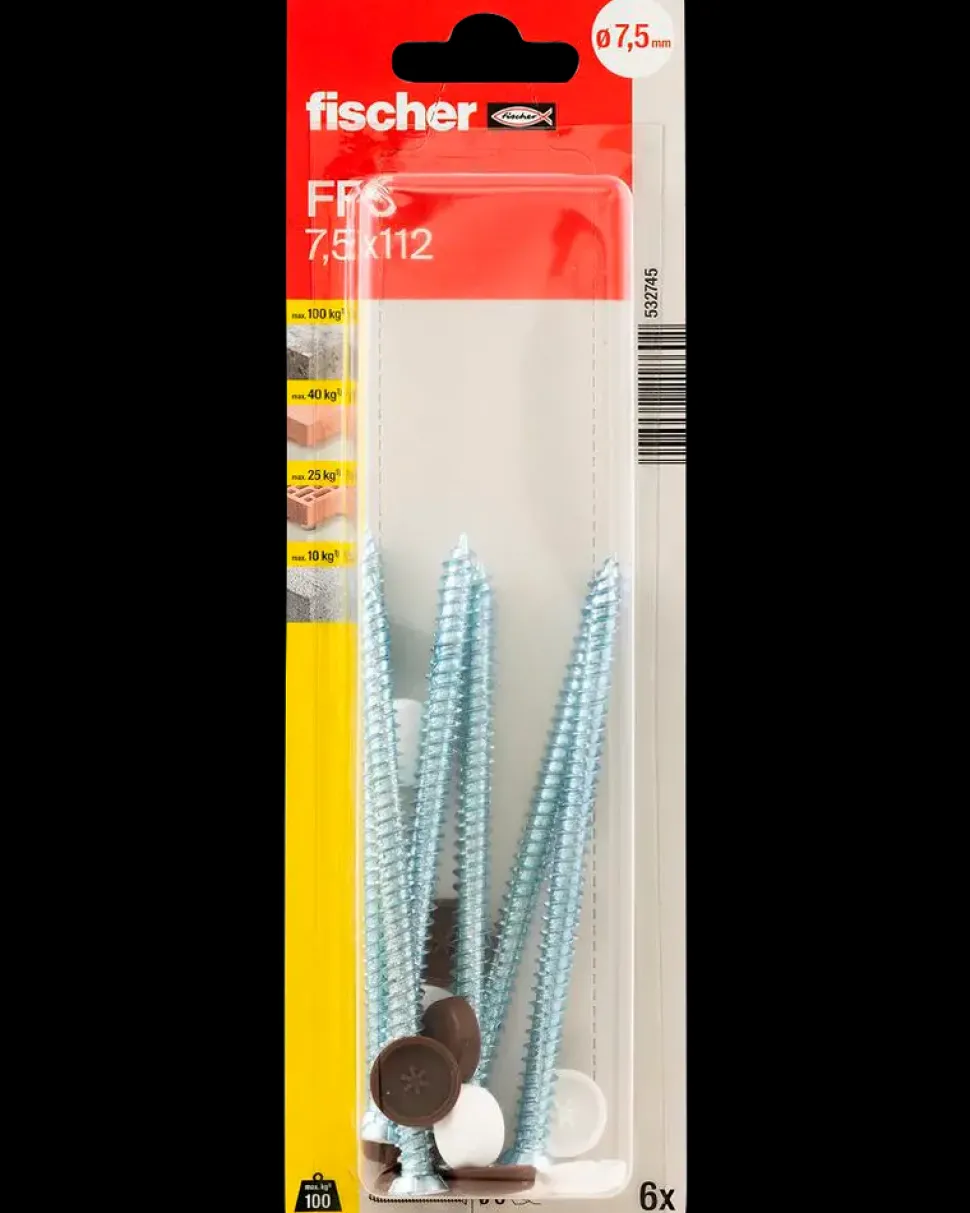 Fischer Karmskrue MH 7,5 x 112 mm FFSZ 6 stk.