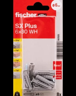 Fischer Vinkelkrog SX Plus 6 x 30 mm 8 stk.