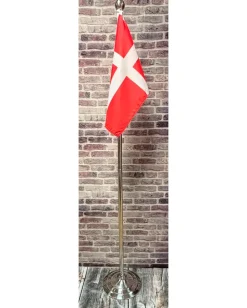 Flagstang justérbar 108-192 cm - Forkromet stål