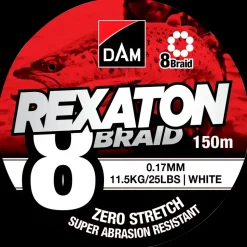 Fletline 8 braid 150m 0,17mm - hvid