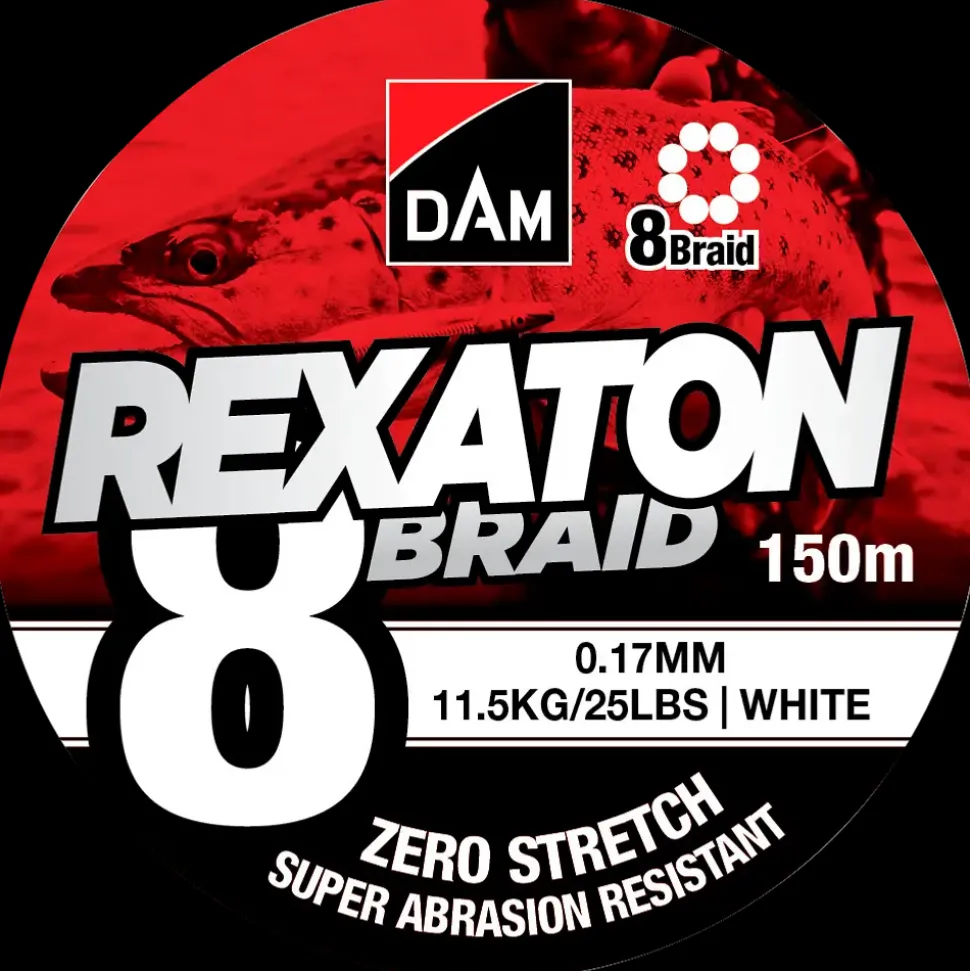 Fletline 8 braid 150m 0,17mm - hvid