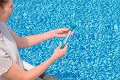 Flydetermometer til pool - Aquablå