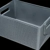 Foldekasse 33 x 23,5 x 15,5 cm grå