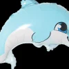Folieballon 46 cm - Blå delfin