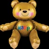 Folieballon 66 cm - Guld bamse