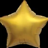 Folieballon 40 cm - Guld stjerne