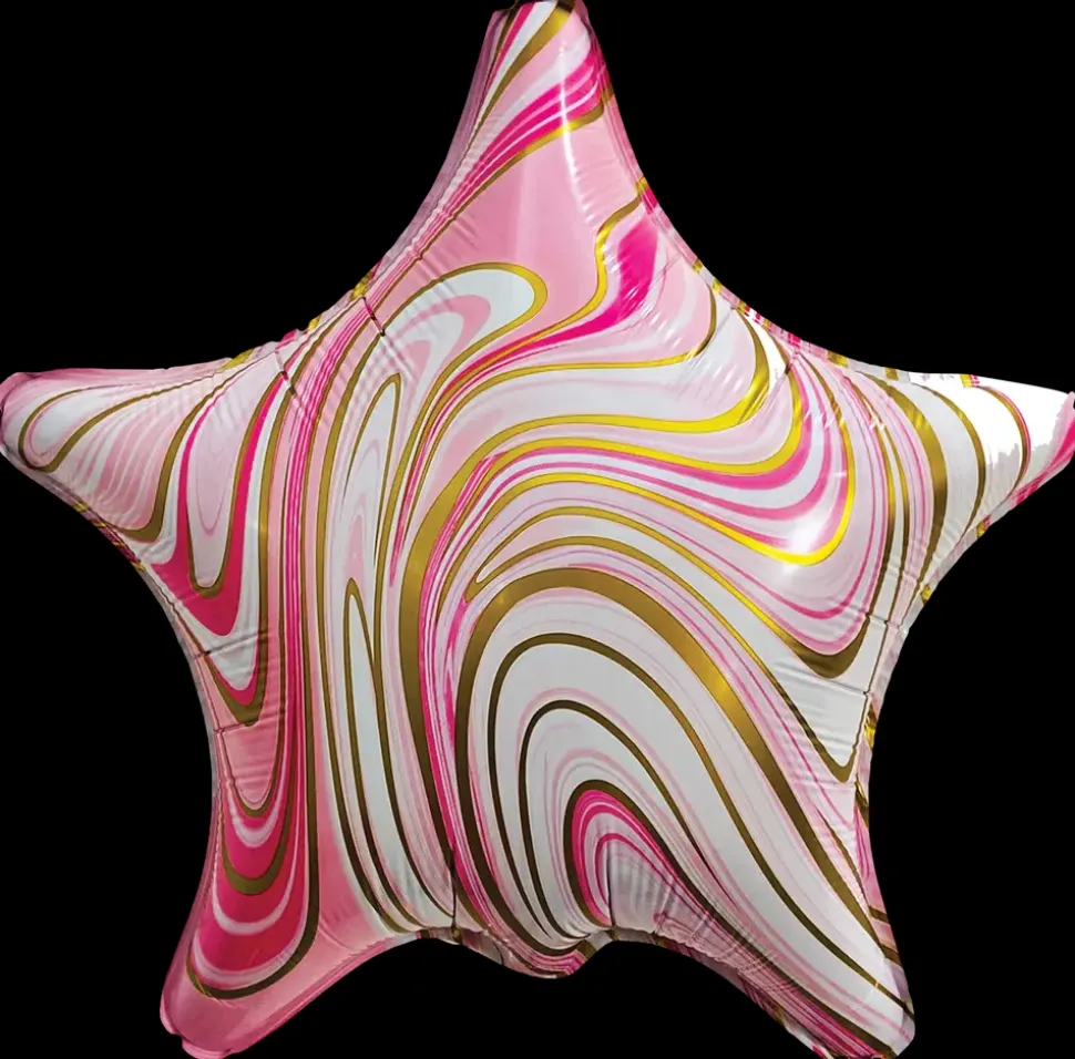 Folieballon 40 cm - Lilla stjerne