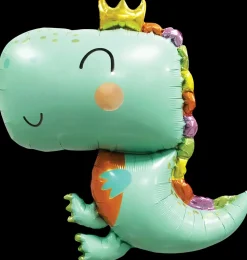 Folieballon 67 cm - Lysegrøn dino