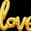 Folieballon 71 cm Love - Guld