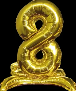 Folieballon Guld 70 cm - Nr 8