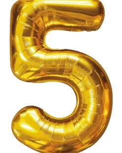 Folieballon Guld 86 cm - Nr 5