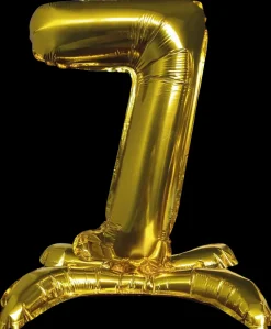 Folieballon Guld 70 cm - Nr 7