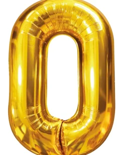 Folieballon Guld 86 cm - Nr 0