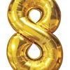 Folieballon Guld 86 cm - Nr 8