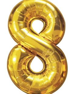 Folieballon Guld 86 cm - Nr 8