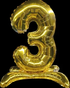 Folieballon Guld 70 cm - Nr 3