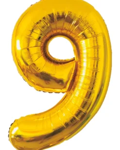 Folieballon Guld 86 cm - Nr 9