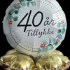 Folieballon på fod Ø35 - 40 år