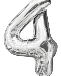 Folieballon Sølv 86 cm - Nr 4