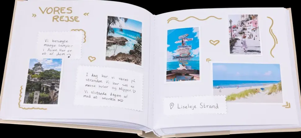 Fotoalbum scrapbog 23 x 24 cm 30 sider