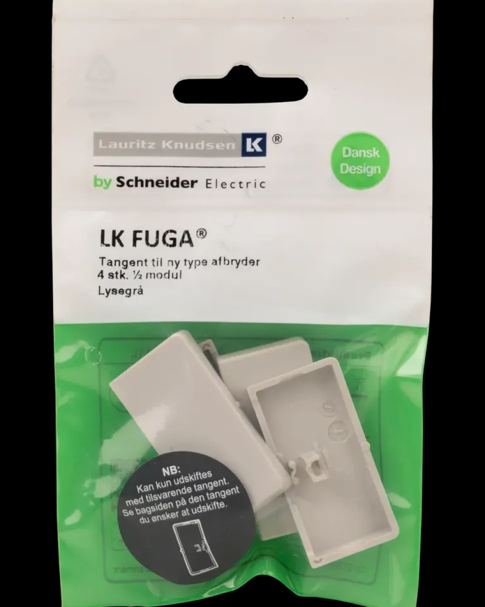 FUGA Tangent afbryder dobbelt 2 sæt - lysegrå