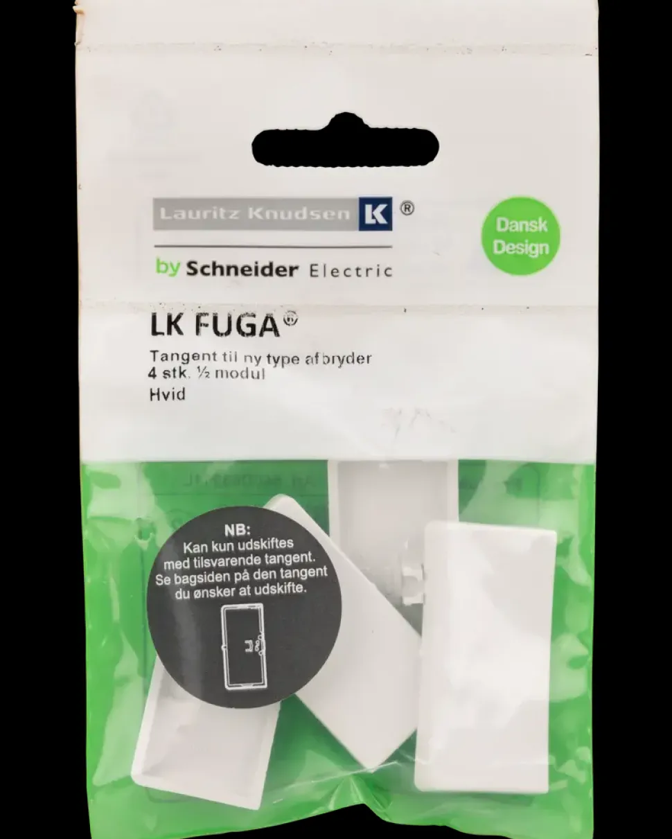 FUGA Tangent afbryder dobbelt 2 sæt - hvid