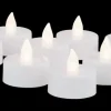 Fyrfadslys LED 12-pak - hvid