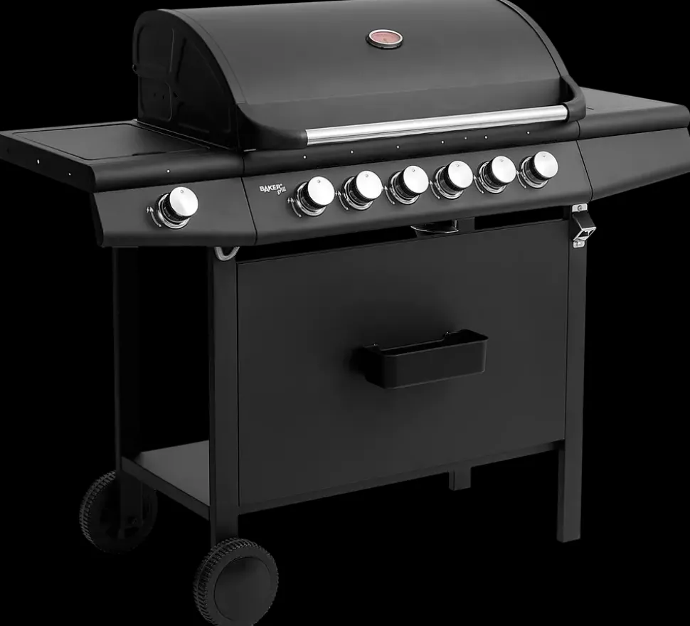Gasgrill 6+1 brændere