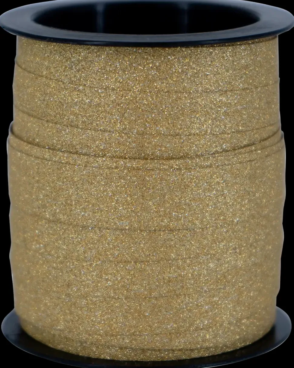 Gavebånd 10 m glitter - assorterede farver