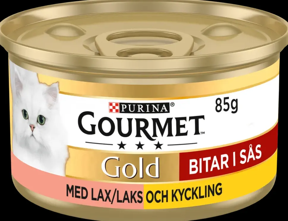 Gold bidder - Laks og kylling 85 g