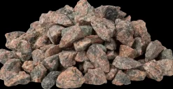 Granitskærver 11-16 mm 1000 kg - rød/sort