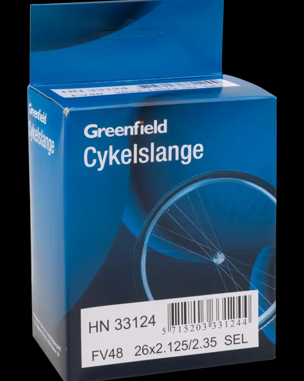 Greenfield Cykelslange FV48 26 x 2,12-2,35 selvlap