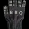 Grillhandske med silikone - sort