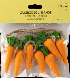 Gulerodsguirlande - 75 cm