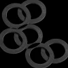 Gummipakning 1/2" x 12 mm 6-pak