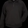 Half zip sweatshirt