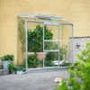 Halls Drivhus Altan 3 + glas - alu