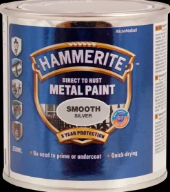 Hammerite Glat Sølv - 250 ml