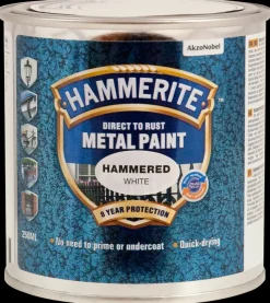 Hammerite Hammer Hvid - 250 ml